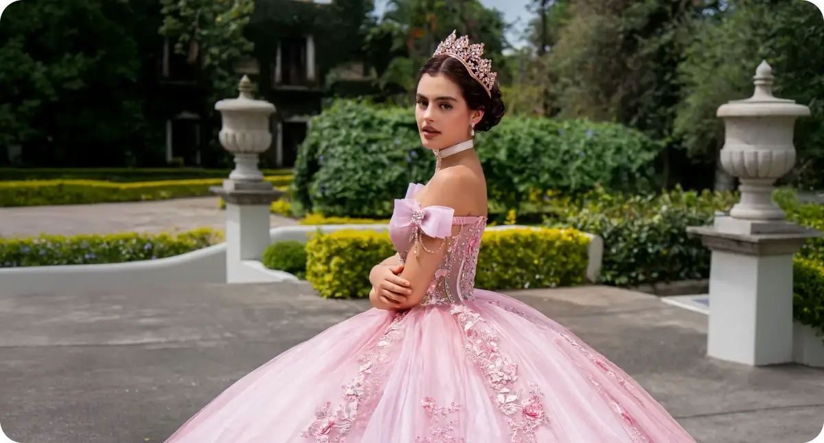 Vestidos de quinceañera rosas