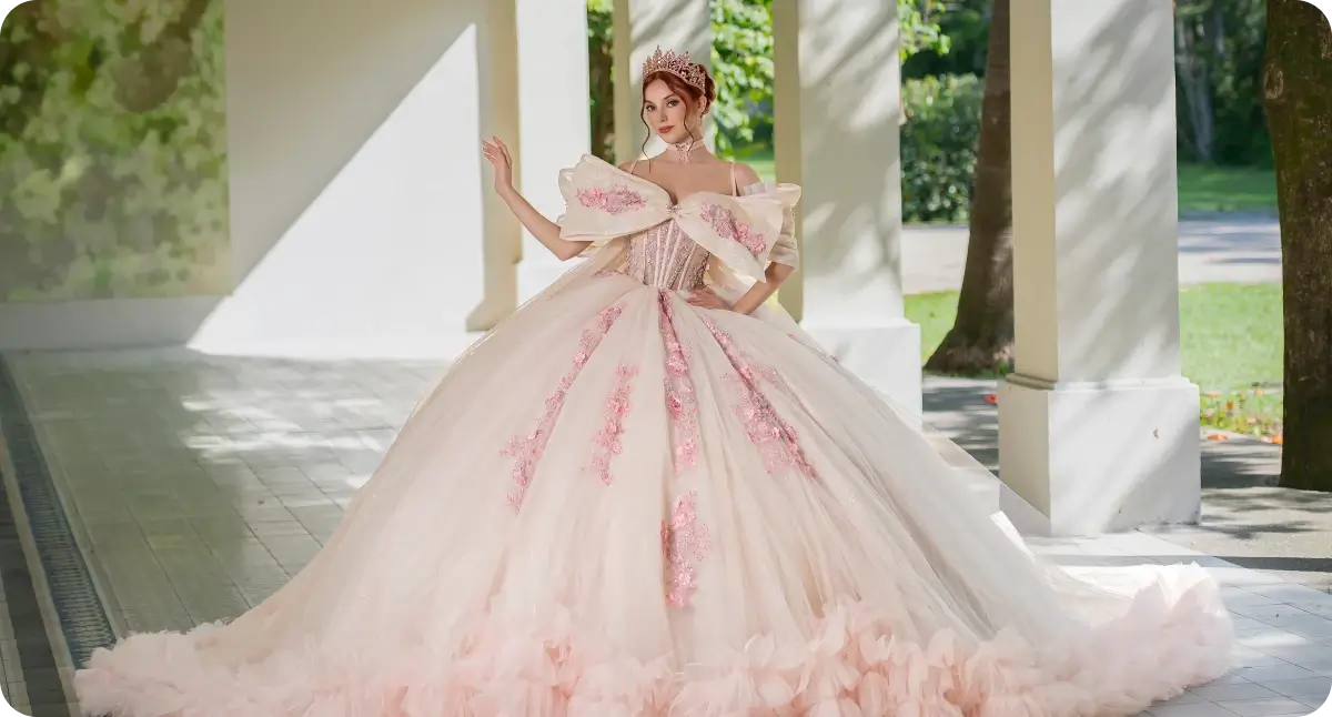 Vestidos de quinceañera champagne